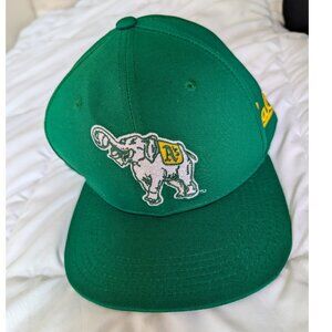Oakland A's Baseball Cap with Embroidered Elephant
